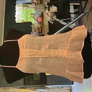 Girls gauzy tank top